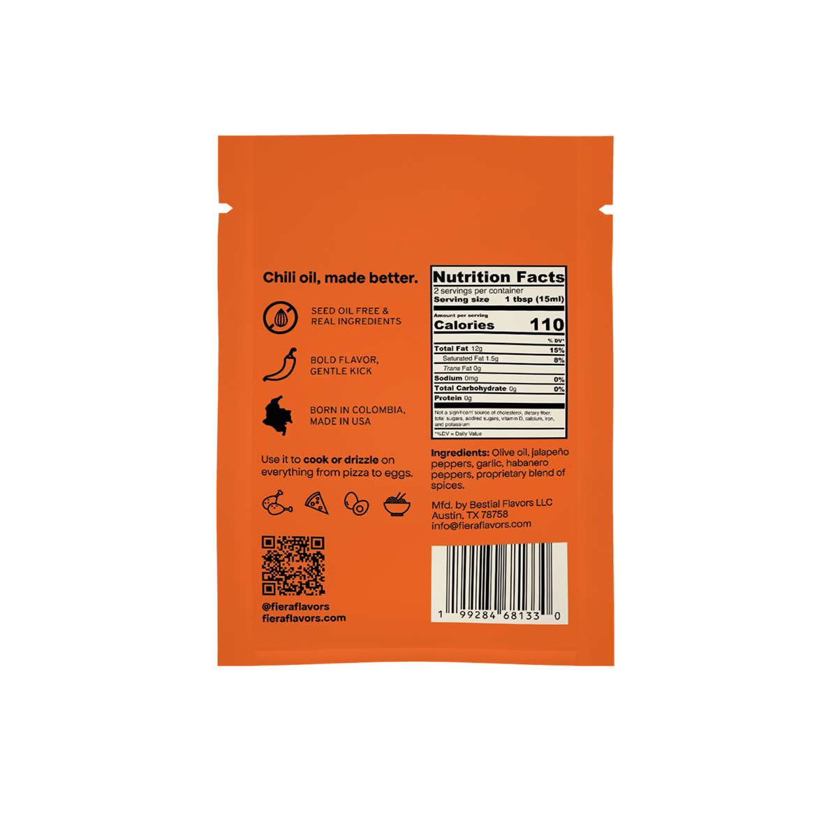 Chili Oil To-Go Pouches - 6 pack